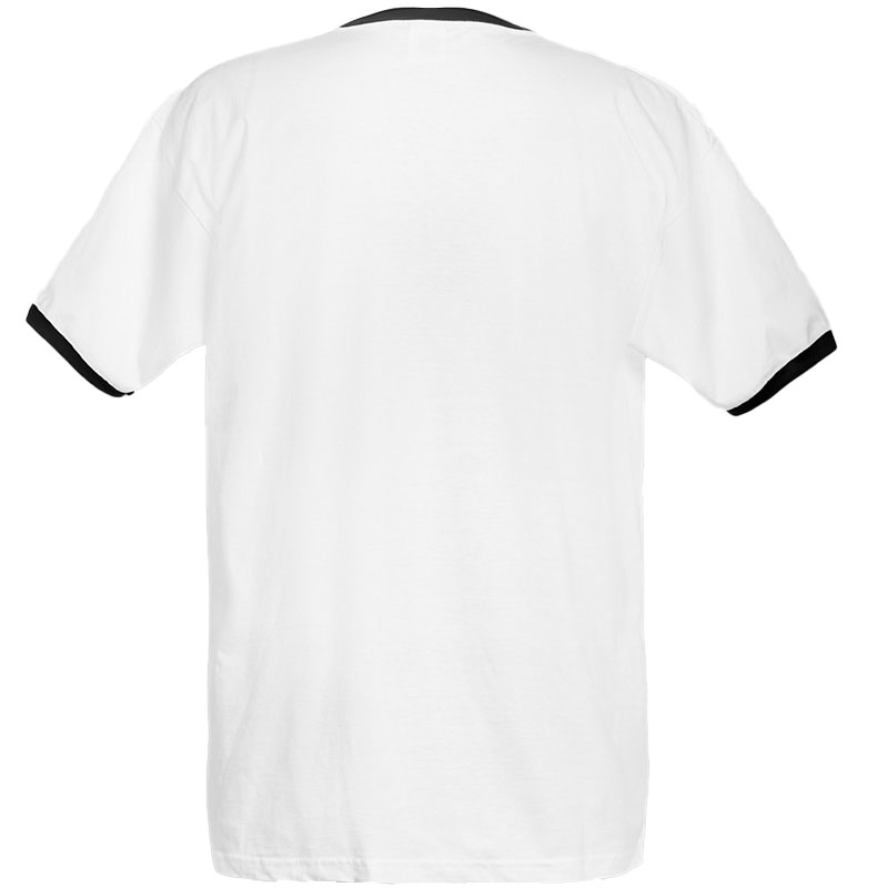 Camiseta Bicolor Ringer Hombre Trasero